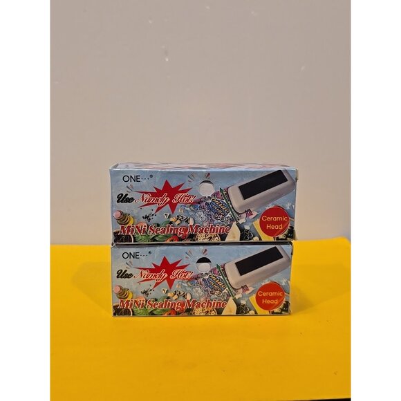 2pcs Mini Portable Handy Plastic Bag Sealer Sealing Machine Household Two Pack - Picture 1 of 3